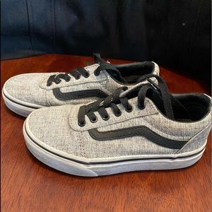 Little Boys Grey Vans
